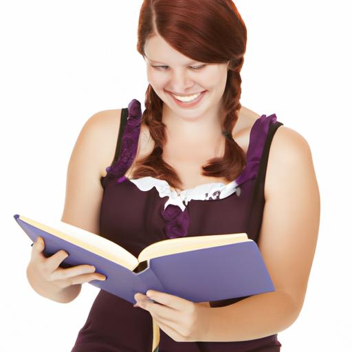 Một độc giả trẻ đang say mê đọc một cuốn sách truyện bá chủ học đường phổ biến, với nụ cười trên môi.