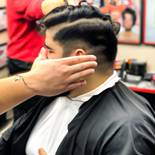 Brandon the Barber showcasing his exceptional hairstyling skills
