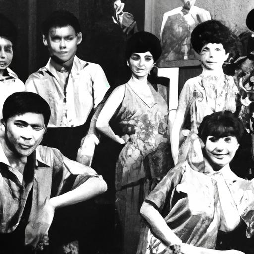 ภาพเก่าขาวดำที่แสดงช่วงเริ่มต้นของวงการบันเทิงไทย พร้อมกับศิลปินกลุ่มหนึ่งซึ่งรวมถึงชาลีใจเหลือๆ VK